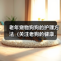 老年宠物狗狗的护理方法（关注老狗的健康，细心呵护老伴侣）(图2)