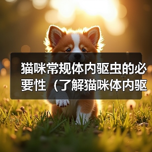 猫咪常规体内驱虫的必要性（了解猫咪体内驱虫的重要性及驱虫方法）(图3)