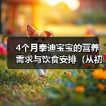 4个月泰迪宝宝的营养需求与饮食安排（从初期喂养到添加辅食，打造健康成长的宠物狗狗）(图3)