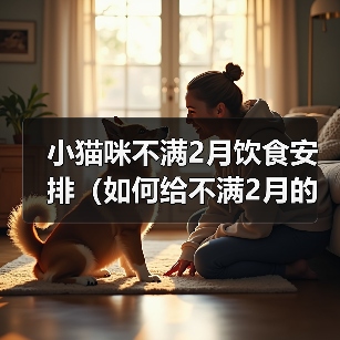 小猫咪不满2月饮食安排（如何给不满2月的小猫咪科学合理地安排饮食？）(图3)
