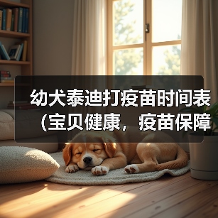 幼犬泰迪打疫苗时间表（宝贝健康，疫苗保障——幼犬泰迪打疫苗时