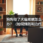 狗狗得了犬瘟咳喘怎么办？（如何预防和治疗犬瘟咳喘）(图4)