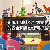 狗牌上刻什么？为宠物的安全和身份保驾护航（关键信息标识、个性化创意与宠物主人的情感纪念）(图3)