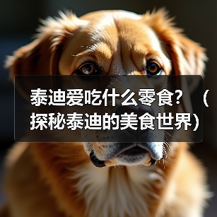泰迪爱吃什么零食？（探秘泰迪的美食世界）