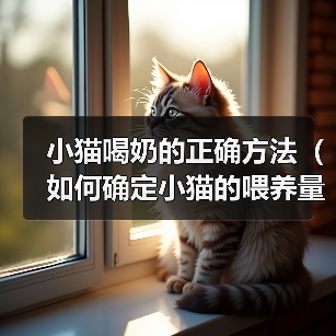 小猫喝奶的正确方法（如何确定小猫的喂养量？）(图4)