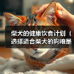 柴犬的健康饮食计划（选择适合柴犬的狗粮是关键）(图3)