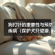 狗打针的重要性与预防疾病（保护犬只健康，疫苗注射不可或缺）(图2)