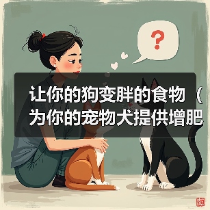 让你的狗变胖的食物（为你的宠物犬提供增肥的健康饮食）(图3)