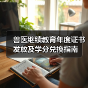 兽医继续教育年度证书发放及学分兑换指南(图2)