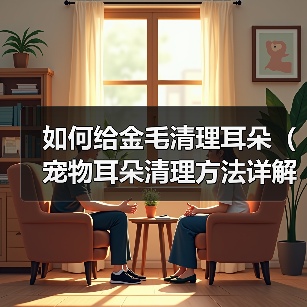如何给金毛清理耳朵（宠物耳朵清理方法详解）(图2)