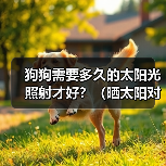 狗狗需要多久的太阳光照射才好？（晒太阳对狗狗的好处及注意事项）(图4)