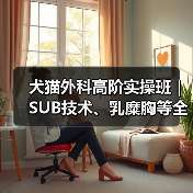 犬猫外科高阶实操班｜SUB技术、乳糜胸等全流程掌握(图4)