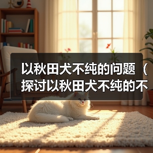 以秋田犬不纯的问题（探讨以秋田犬不纯的不良影响及饲养建议）(图2)