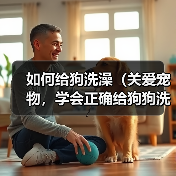 如何给狗洗澡(关爱宠物,学会正确给狗狗洗澡)(图3) 如何给狗洗澡(关爱宠物,学会正确给狗狗洗澡)(图3)