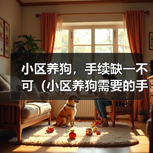 小区养狗，手续缺一不可（小区养狗需要的手