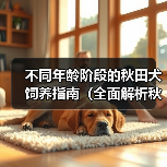 不同年龄阶段的秋田犬饲养指南（全面解析秋田犬在不同年龄阶段的饲养要点与技巧）(图4)