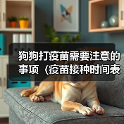 狗狗打疫苗需要注意的事项（疫苗接种时间表