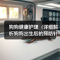 狗狗健康护理（详细解析狗狗出生后的预防针接种计划）(图1)