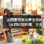 法国垂耳兔饲养全攻略(从饲料到环境,全面指导你的垂耳兔健康成长)(图1) 法国垂耳兔饲养全攻略(从饲料到环境,全面指导你的垂耳兔健康成长)(图1)