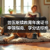 兽医继续教育年度证书申领指南,学分达标换好礼!(图1) 兽医继续教育年度证书申领指南,学分达标换好礼!(图1)