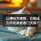 以德牧为宠物,它能成为你的家庭看门犬吗?(了解德牧的性格特点和训练技巧,让你更加信任它)(图1) 以德牧为宠物,它能成为你的家庭看门犬吗?(了解德牧的性格特点和训练技巧,让你更加信任它)(图1)