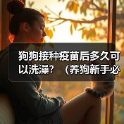 狗狗接种疫苗后多久可以洗澡？（养狗新手必知，打完针后的洗澡时间安排！）(图2)