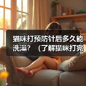 猫咪打预防针后多久能洗澡？（了解猫咪打完疫苗后的洗澡时间和注意事项）(图4)