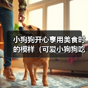 小狗狗开心享用美食时的模样(可爱小狗狗吃食物时的无尽欢乐)(图1) 小狗狗开心享用美食时的模样(可爱小狗狗吃食物时的无尽欢乐)(图1)