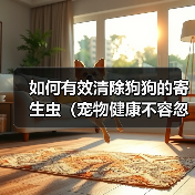 如何有效清除狗狗的寄生虫(宠物健康不容忽视,预防胜于治疗)(图1) 如何有效清除狗狗的寄生虫(宠物健康不容忽视,预防胜于治疗)(图1)