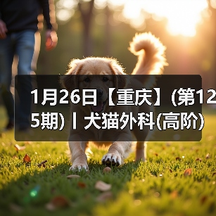 1月26日【重庆】(第125期)丨犬猫外科(高阶)班！含SUB(人人可实操)、乳糜胸等技术！(图1)