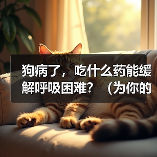 狗病了,吃什么药能缓解呼吸困难?(为你的宠物提供安全有效的治疗方案)(图1) 狗病了,吃什么药能缓解呼吸困难?(为你的宠物提供安全有效的治疗方案)(图1)