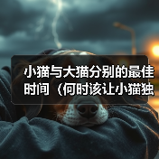 小猫与大猫分别的最佳时间(何时该让小猫独立出去?)(图1) 小猫与大猫分别的最佳时间(何时该让小猫独立出去?)(图1)