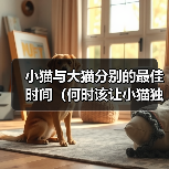 小猫与大猫分别的最佳时间(何时该让小猫独立出去?)(图3) 小猫与大猫分别的最佳时间(何时该让小猫独立出去?)(图3)