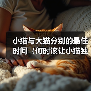 小猫与大猫分别的最佳时间(何时该让小猫独立出去?)(图2) 小猫与大猫分别的最佳时间(何时该让小猫独立出去?)(图2)