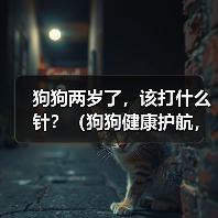 狗狗两岁了，该打什么针？（狗狗健康护航，重要疫苗你了解吗？）(图1)