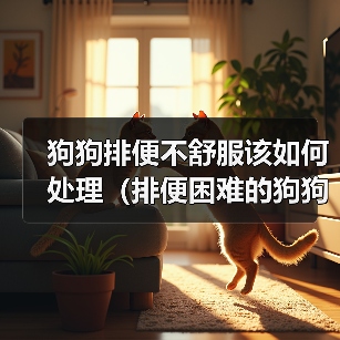 狗狗排便不舒服该如何处理(排便困难的狗狗需要怎样的治疗)(图4) 狗狗排便不舒服该如何处理(排便困难的狗狗需要怎样的治疗)(图4)