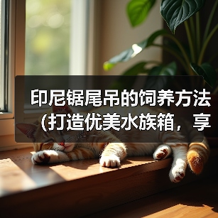 印尼锯尾吊的饲养方法(打造优美水族箱,享受健康生活)(图1) 印尼锯尾吊的饲养方法(打造优美水族箱,享受健康生活)(图1)