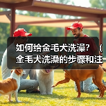 如何给金毛犬洗澡?(金毛犬洗澡的步骤和注意事项)(图2) 如何给金毛犬洗澡?(金毛犬洗澡的步骤和注意事项)(图2)