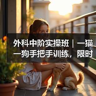 外科中阶实操班|一猫一狗手把手训练,限时开班技能提升快(图2) 外科中阶实操班|一猫一狗手把手训练,限时开班技能提升快(图2)