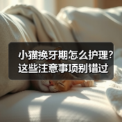 小猫换牙期怎么护理？这些注意事项别错过