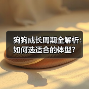 狗狗成长周期全解析：如何选适合的体型？