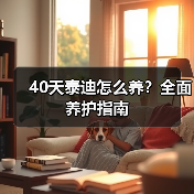 40天泰迪怎么养？全面养护指南(图4)