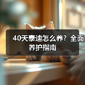 40天泰迪怎么养？全面养护指南(图2)