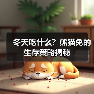冬天吃什么?熊猫兔的生存策略揭秘(图2) 冬天吃什么?熊猫兔的生存策略揭秘(图2)