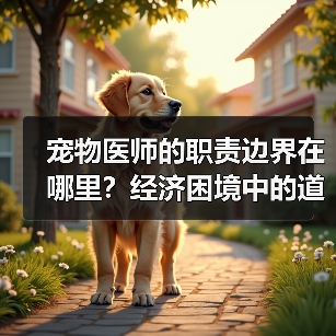 宠物医师的职责边界在哪里?经济困境中的道德抉择(图4) 宠物医师的职责边界在哪里?经济困境中的道德抉择(图4)