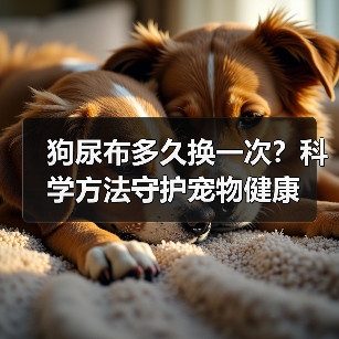 狗尿布多久换一次？科学方法守护宠物健康