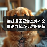 加兹温田鼠怎么养？全面饲养技巧打造健康快