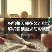 狗狗每天睡多久?科学解析睡眠需求与影响因素(图3) 狗狗每天睡多久?科学解析睡眠需求与影响因素(图3)