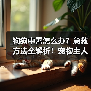 狗狗中暑怎么办？急救方法全解析！宠物主人必看(图2)