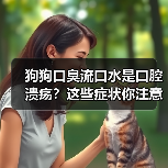 狗狗口臭流口水是口腔溃疡?这些症状你注意了吗?(图1) 狗狗口臭流口水是口腔溃疡?这些症状你注意了吗?(图1)